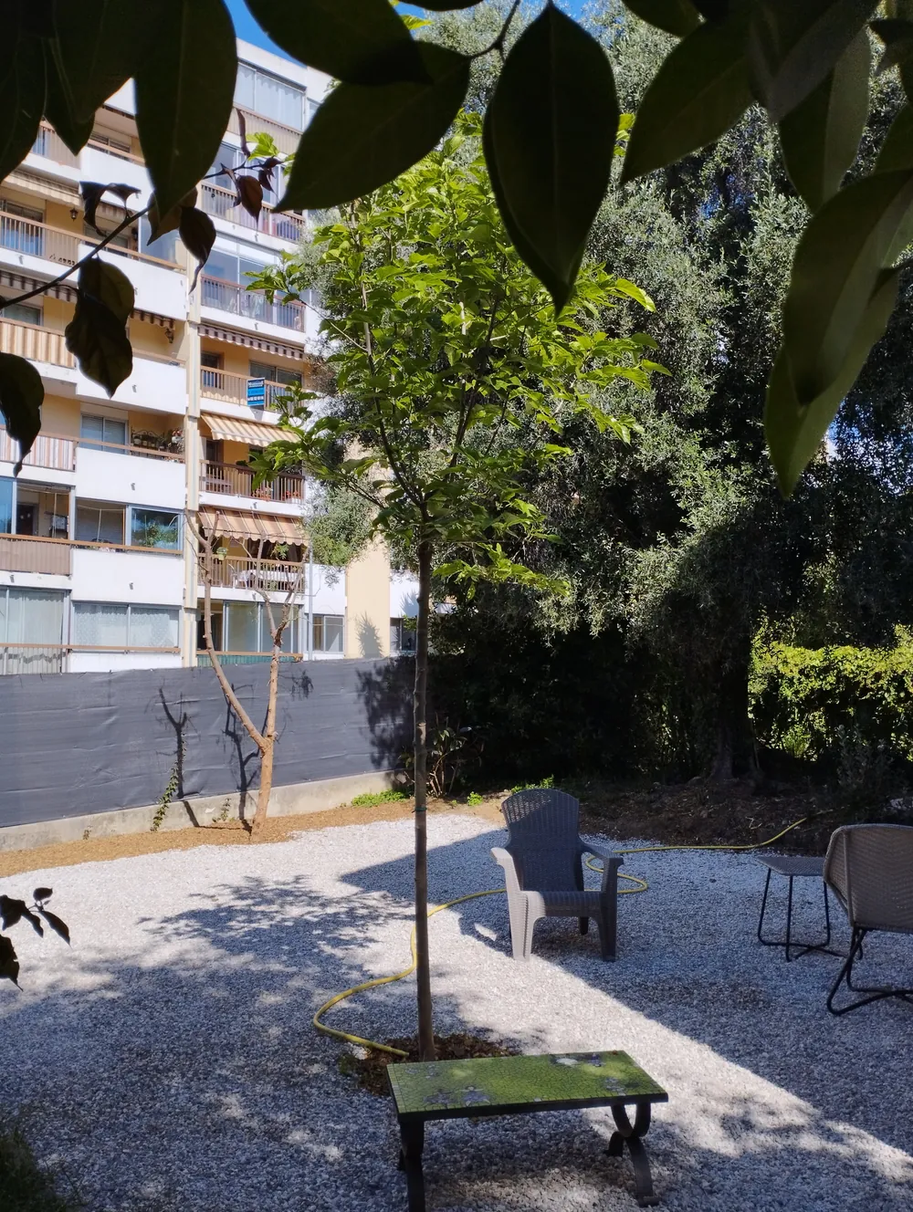 Cour et jardin de la Maison Floribel